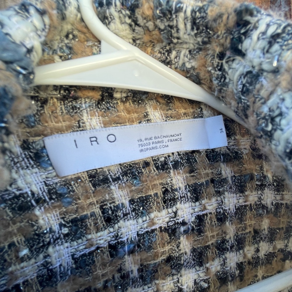 Iro Tweed Pattern Jacket - image 3